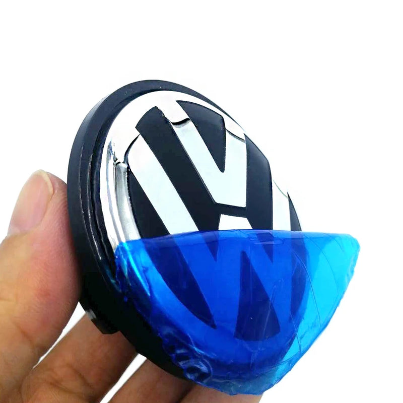 Cache-Moyeux Volkswagen VW Golf Polo Passat 55mm 76mm — gros plan