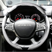 Surcouches de Volant à Clips Aspect Carbone Dacia Sandero Stepway Duster Jogger Bigster Spring Logan