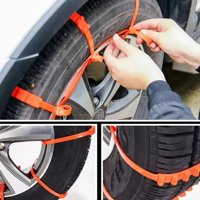Chaînes à Neige Voiture Serre-Câbles Réutilisables 10 ou 20