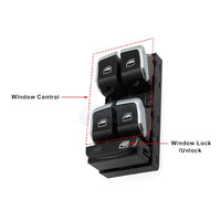 Bouton Lève-Vitre Audi A4 Q5 B8 8KD959851 — vue d'ensemble