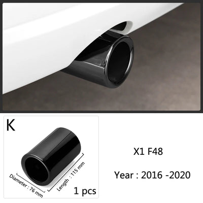 Embout d'Échappement BMW F20 F30 F32 X1 Acier Inoxydable