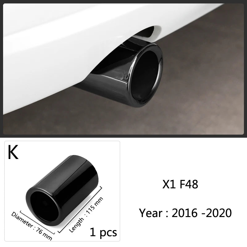 Embout d'Échappement BMW F20 F30 F32 X1 Acier Inoxydable — détail du support