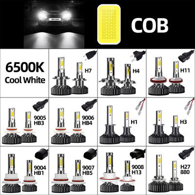 Ampoules LED Infitary H7 H4 72W 6500K