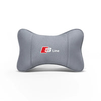 Coussin de Nuque Suédine Appuie-Tête Voiture Audi Q7 A6 — détail du support