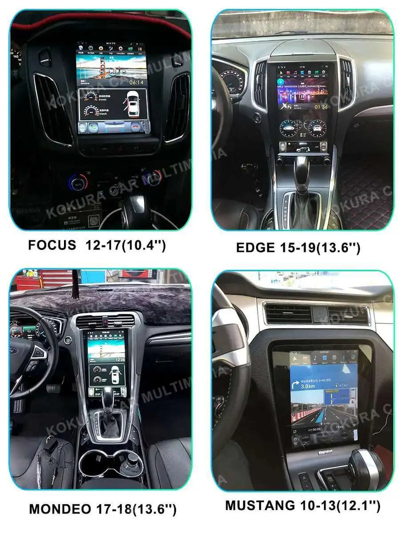 Autoradio Android 14 Écran Vertical Toyota Fortuner et Hilux 2005-2014 CarPlay GPS 4G