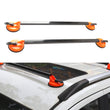 Barres de Toit Universelles Ventouse Acier 92 cm