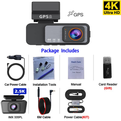 Dashcam ACCEO B60P 4K UHD Double Objectif Sony