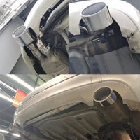Embout d'Échappement Mercedes Classe C W204 Look C63 Double Sortie