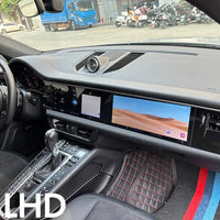 Autoradio Double Écran 12,3 + 12,3 Pouces Porsche Macan 2018-2024 Android CarPlay GPS 4G