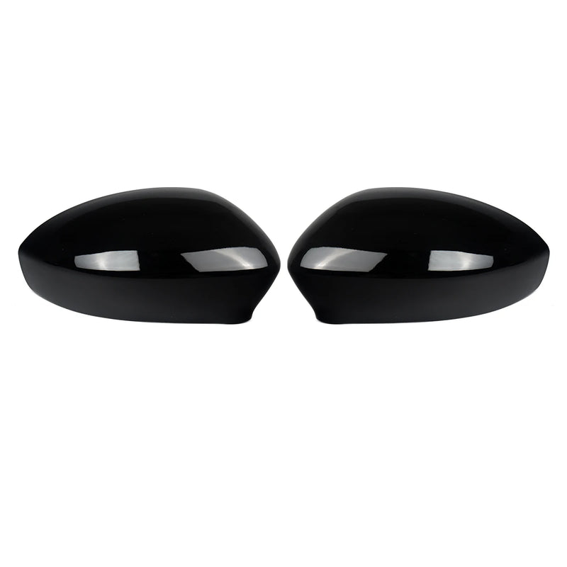 Coques de Rétroviseurs Fiat 500 2007-2023 Noir Brillant Paire Gauche et Droite en ABS