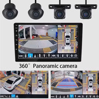 Caméra de Recul 360° Kit 4 Caméras AHD 1080P Vue Panoramique
