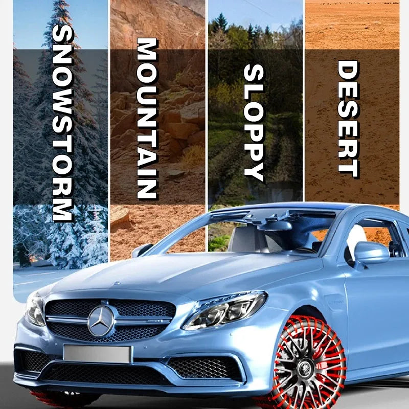 Universelle rutschfeste Schneeketten für Auto und SUV