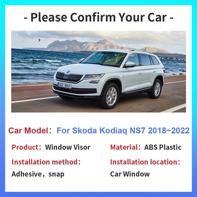 Déflecteurs de Vitres Skoda Kodiaq NS7 2018-2022