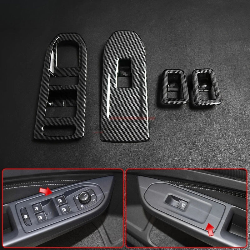 Garniture Boutons Lève-Vitre Volkswagen Golf 8 2020-2021 Kit 4 Pièces