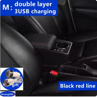 Accoudoir Peugeot 207 207 CC Console Centrale avec Rangement Porte-Gobelet et USB