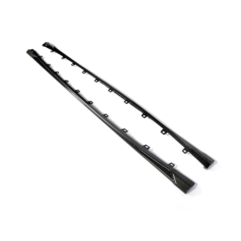 Bas de Caisse Carbone Audi RS3 8Y 8.5Y 2022-2026 Berline et Sportback, Jupes Latérales 2 Pièces