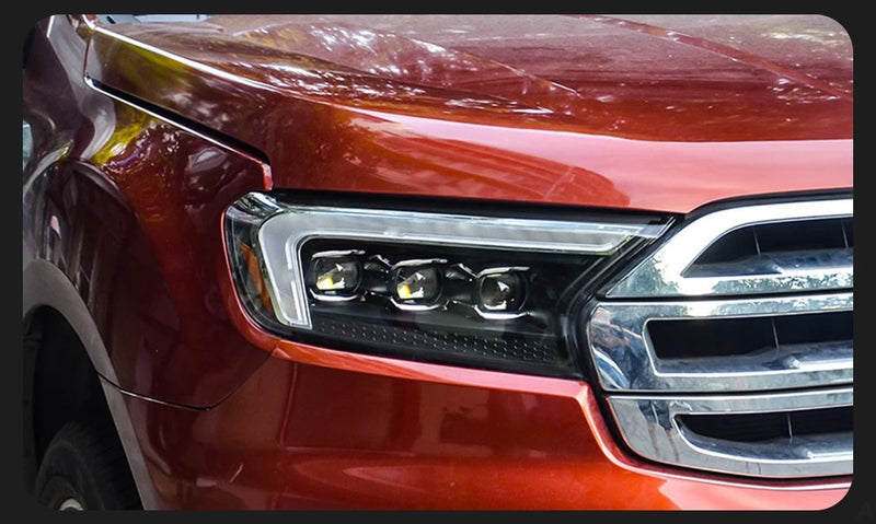 Phares LED Ford Ranger T7 2016-2021 Everest Paire Avant Éclairage de Jour DRL