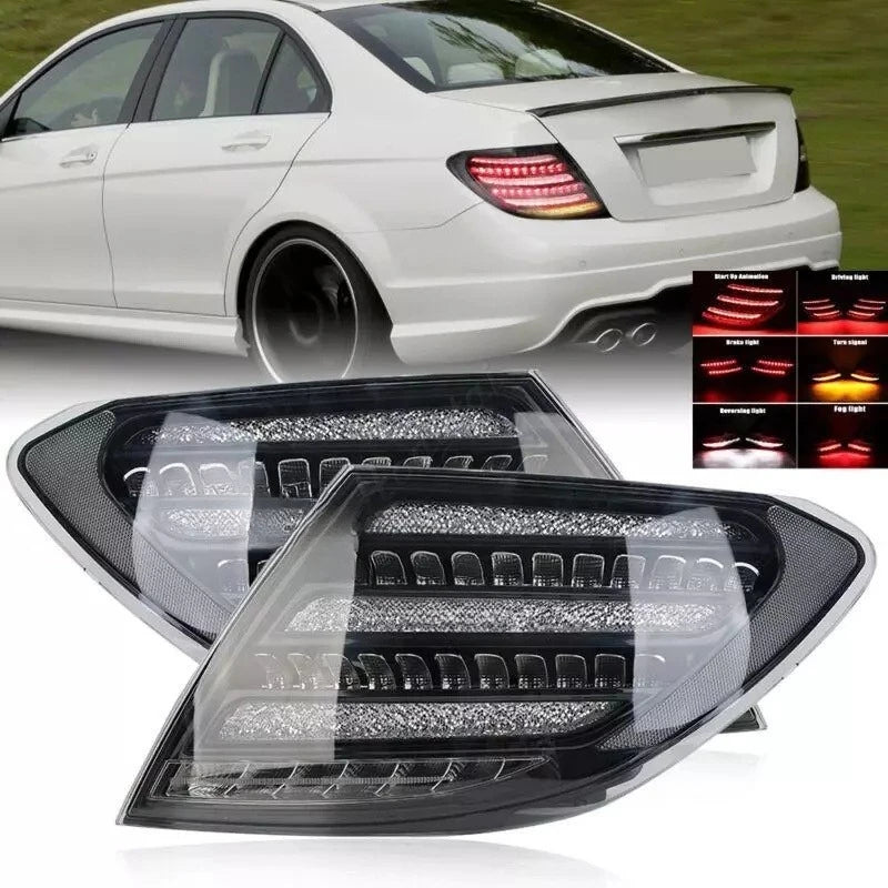 Feux Arrière LED Mercedes Classe C W204 2007-2012 Look AMG