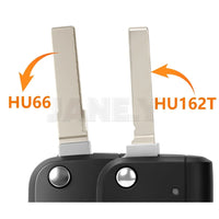 Coque de Clé Volkswagen Golf 7 Polo Tiguan Touran Seat Skoda MQB 3 Touches HU66 ou HU162T