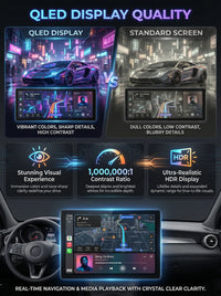 Autoradio Android 16 Dodge Charger Challenger 2015-2019 Écran QLED CarPlay Sans Fil GPS 4G