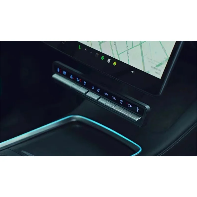 Bouton Raccourci Intelligent Tesla Model 3 et Model Y — détail de finition