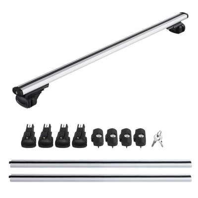 Barres de Toit Universelles Aluminium 120cm Verrouillables