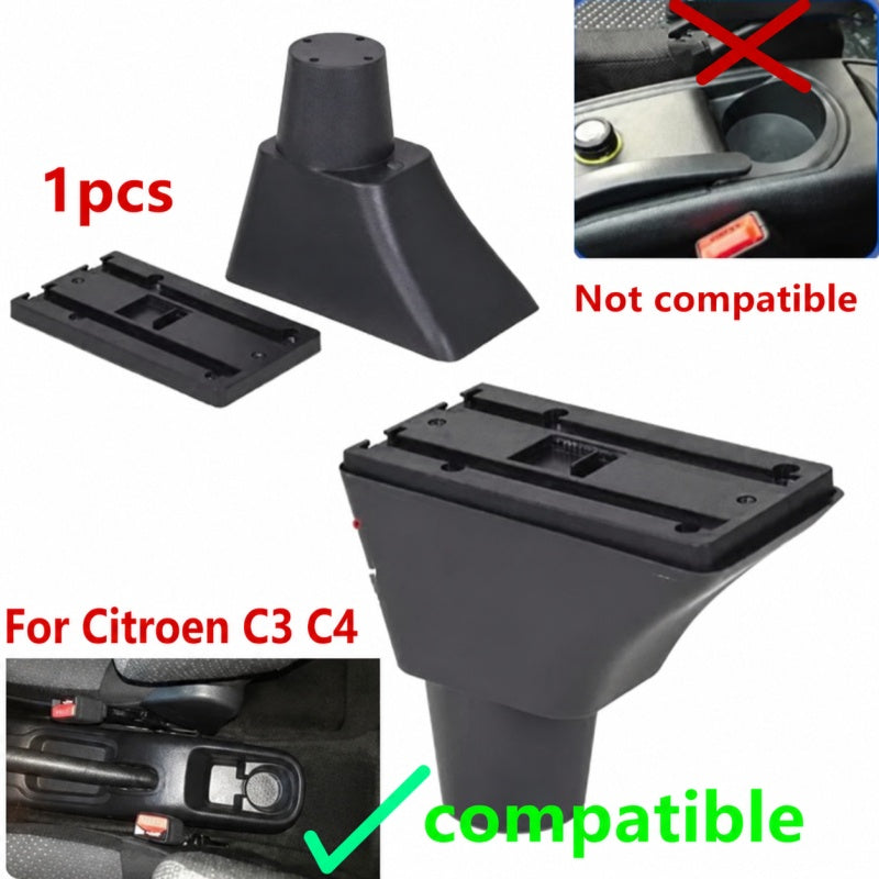 Accoudoir Central Citroën C3 C4 Rangement Simple ou Double 3 USB