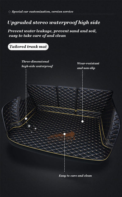 Tapis de Coffre Audi Q2 2018-2023 Cuir