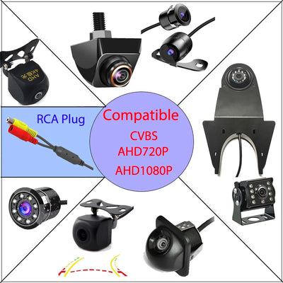 Radar de Recul Vidéo AHD 4 Capteurs FirstSafe KZ-033