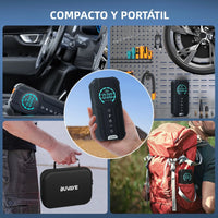 Booster de Batterie Voiture 6000 à 10000 mAh avec Compresseur d'Air