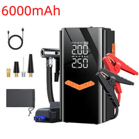 Booster de Batterie Voiture 4 en 1 avec Compresseur 150 PSI 25 L/min