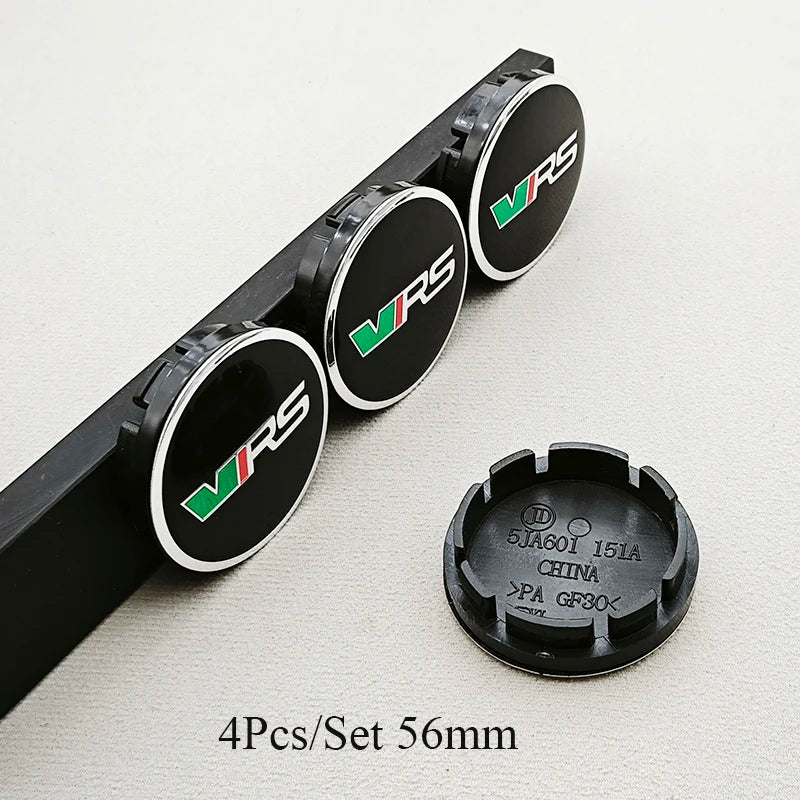 Cache-Moyeux Skoda Octavia Fabia Kodiaq VRS 56mm 60mm — exemple de montage