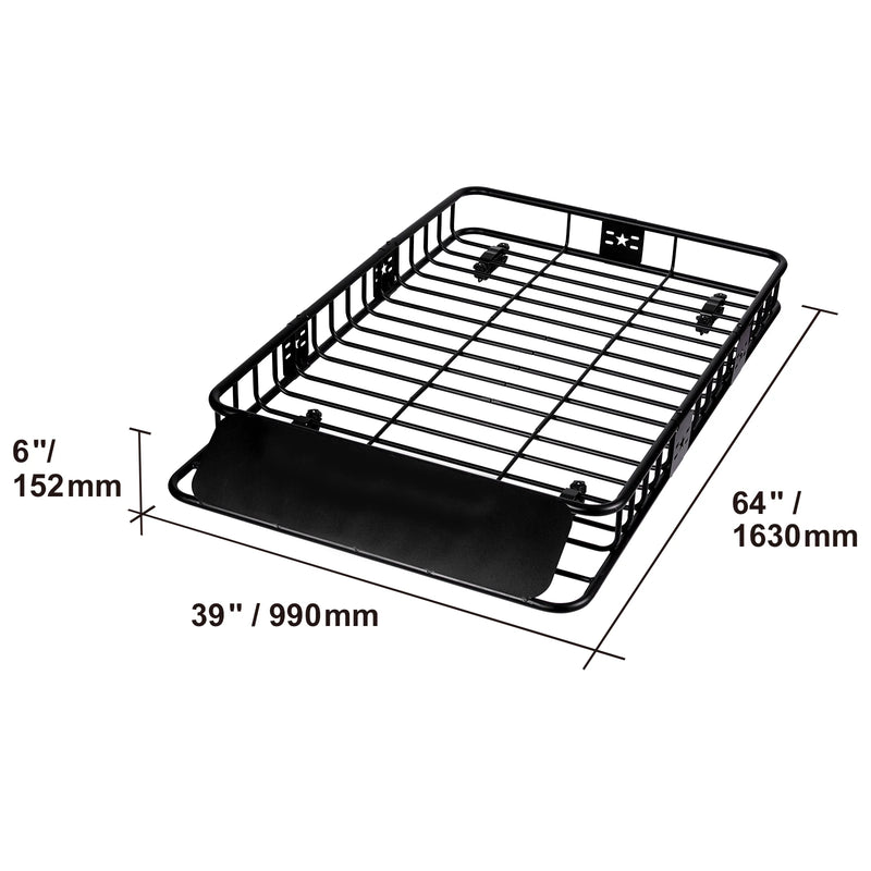 Panier de Toit Acier Galvanisé Charge 90 kg