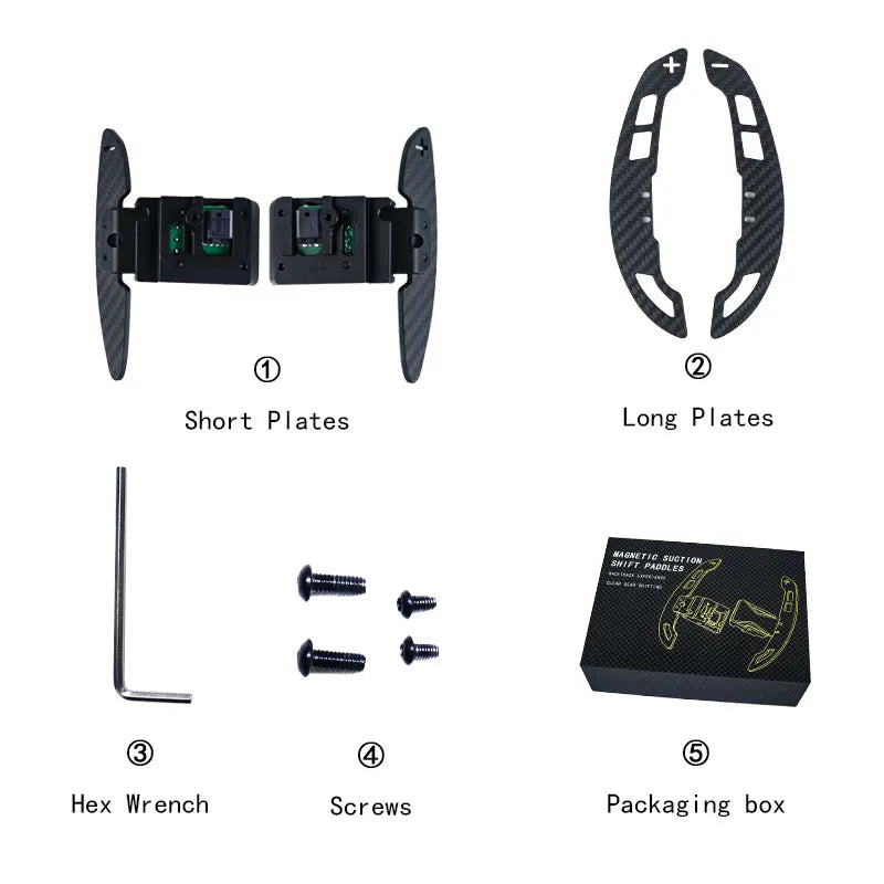 Palettes au Volant Magnétiques Hyundai i30 N Kona N Elantra N Fibre de Carbone