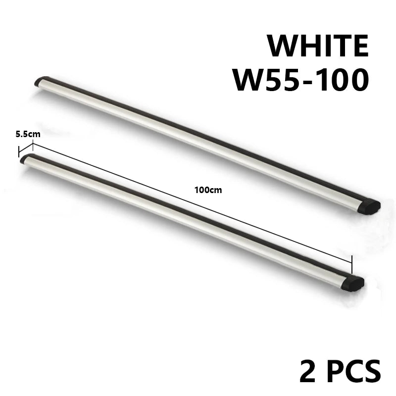 Barres de Toit Universelles MASITU Aluminium 100 à 140 cm