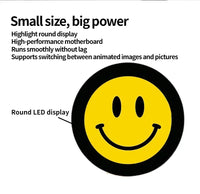 Logo Emblème LED Dynamique pour Coffre BMW 74 ou 82 mm, Écran Rond Animé