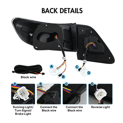 Feux Arrière LED Toyota Corolla 2011-2013 (Homologués E-mark)