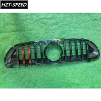 Calandre Racing Fibre de Carbone Mercedes Classe C W206 2022+ Barres Rouges