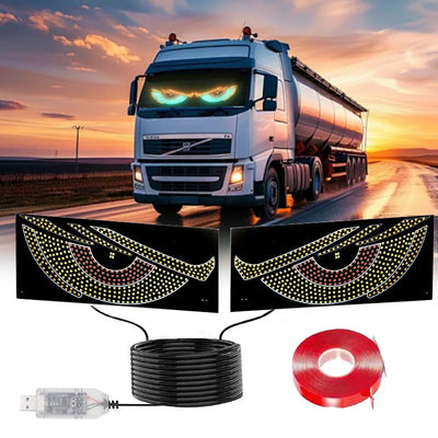 Écran LED Pixel Œil du Diable USB Voiture