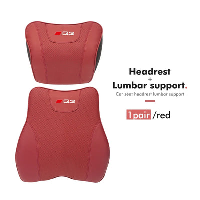 Coussin Lombaire et Appuie-Tête Voiture Audi A3 A4 Q5 TT