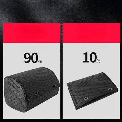 Rangement de Coffre Voiture Pliable Noir 50 cm