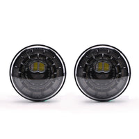 Phares LED Ronds 7 Pouces Jeep Wrangler JK Angel Eyes