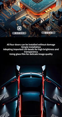 Projecteur Porte Tesla Model 3 Highland 2024-2025, Model Y Juniper 2025-2026, Lumière de Bienvenue, 2 ou 4 Pièces