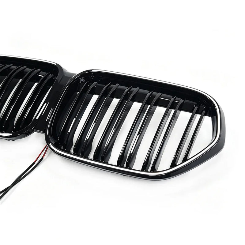 Calandre Avant à Double Barre Éclairée LED BMW X1 F48 LCI 2020-2022 Noir