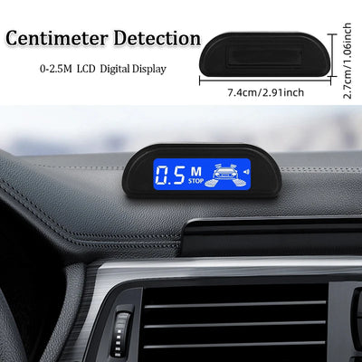 Radar de Recul Hippcron Écran LED 4 Capteurs 22 mm