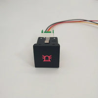 Bouton Interrupteur LED Volkswagen Golf 5 Golf 6 Jetta Scirocco — vue de trois quarts