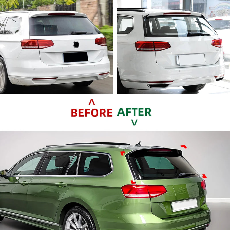 Aileron Arrière Volkswagen Passat B8 Touring Break Noir Brillant