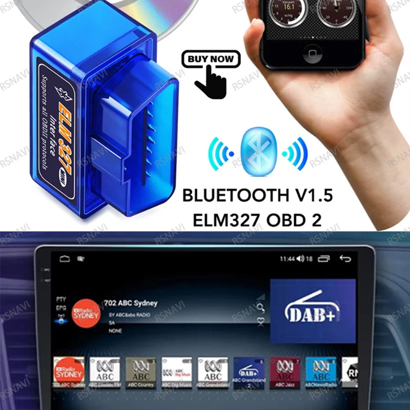 Autoradio Android 15 Ford Everest et Ranger 2015-2018 CarPlay Sans Fil GPS 4G
