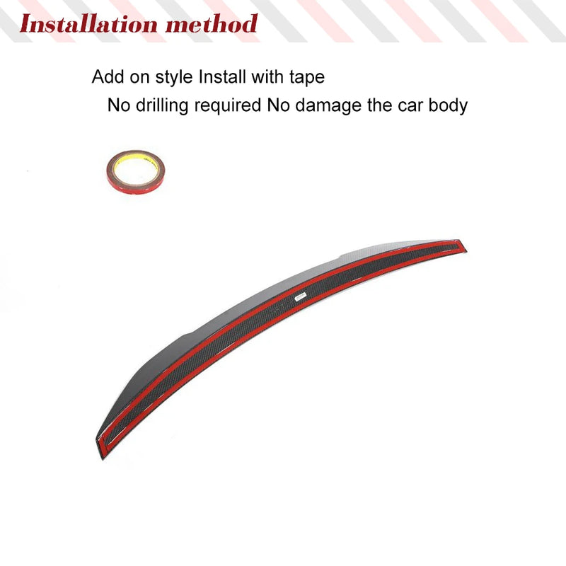 Aileron de Coffre Kia Stinger 2018-2023 Fibre de Carbone Highkick