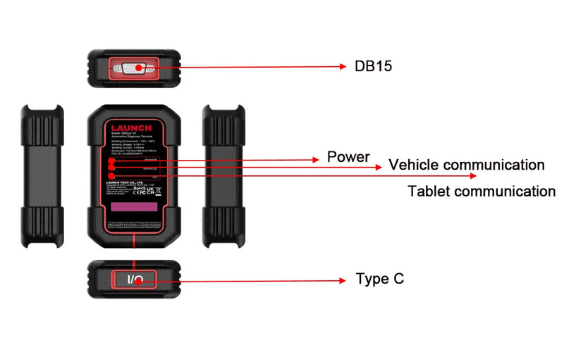 Valise Diagnostic Launch X431 PRO V5.0 Elite Tablette 8 Pouces